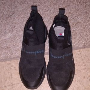 All Black champion sneakers size 9.5